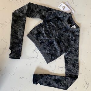 Gymshark Seamless Camo Crop Top